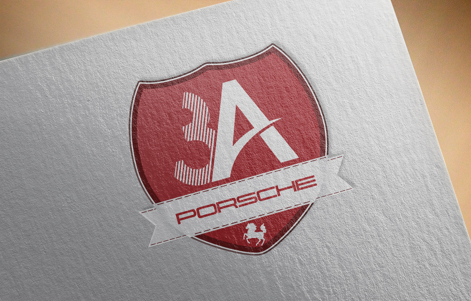 3A Posche logo tasarim sunum